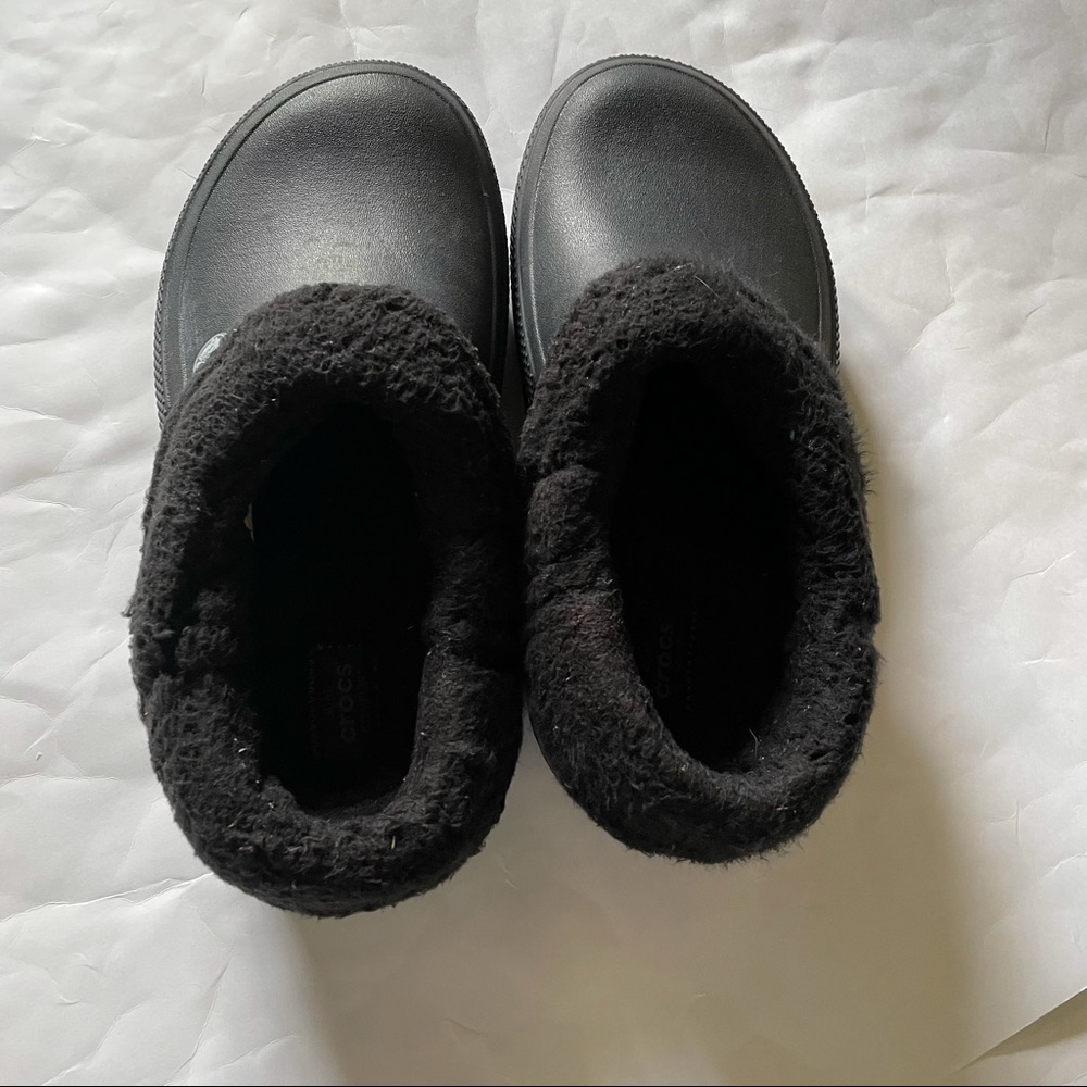 crocs blitzen III clog Fleece lined Fuzzy women Size 7